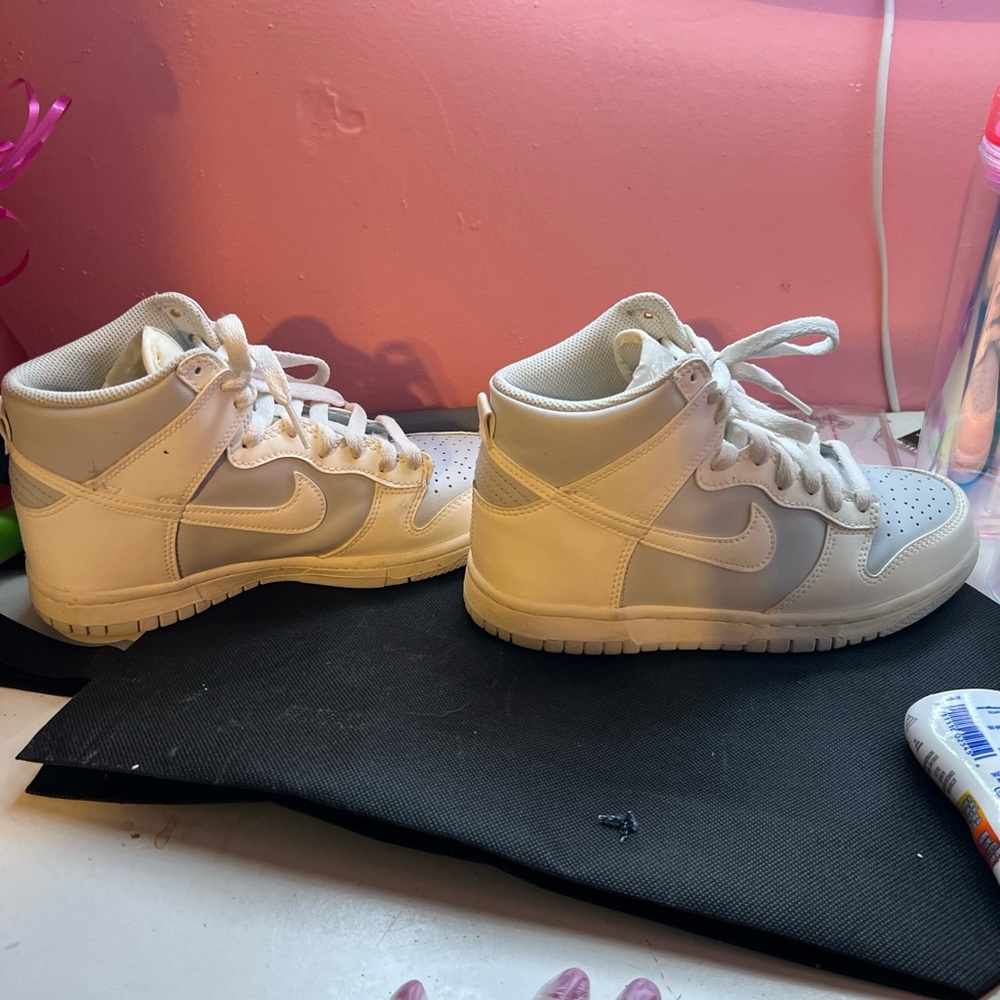 Nike White High-Top Sneakers